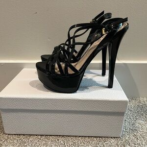 Chinese Laundry Black Stiletto Platform Heels